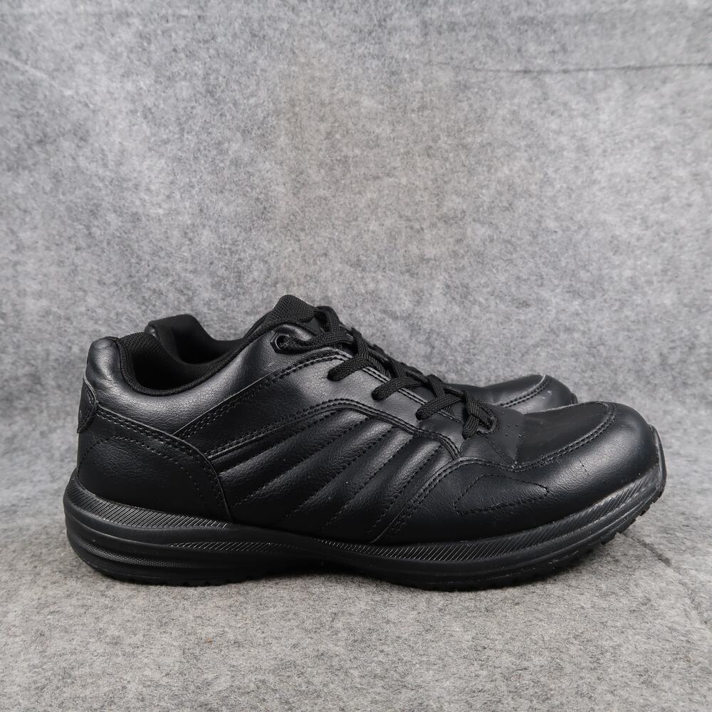 TredSafe Shoes Womens 9W Slip Resistant Sneakers Black Lace Up Comfort Workwear